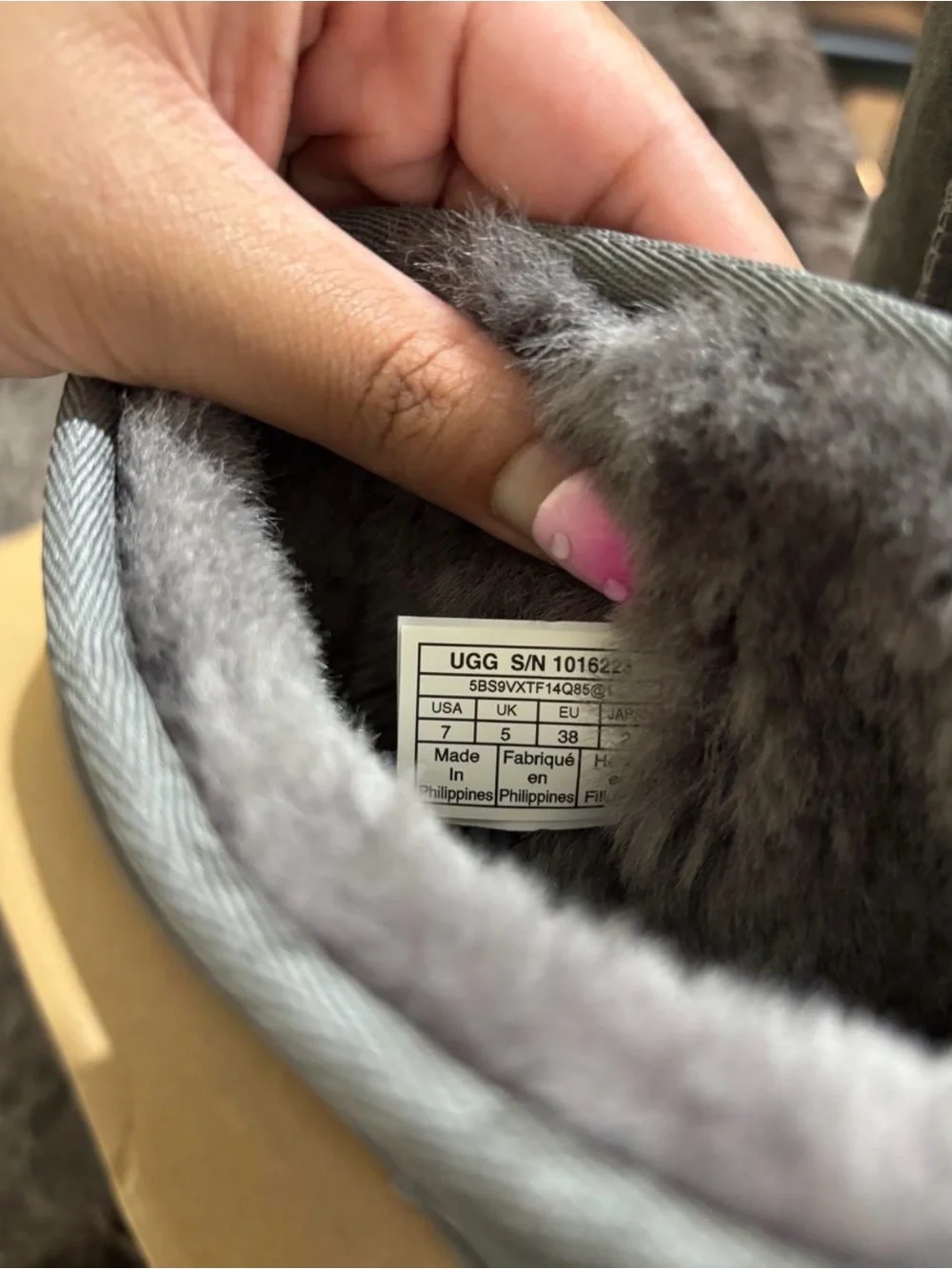 UGG Classic Short Boots in Charcoal Gray